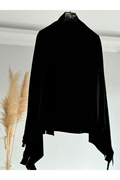 BLACK FLEECE SCARF SHOE SHOULDER SCARF CAFE, RESTAURANT, HOTEL SCARF