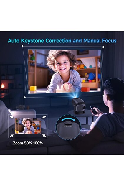 Choice Magcubic HY320 Mini Yeni Yerli 720P Android 11 4K Projektör