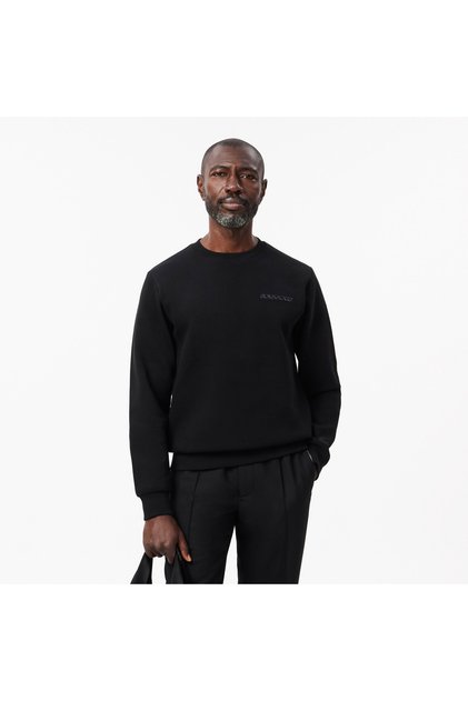 Erkek Classic Fit Bisiklet Yaka Siyah Sweatshirt