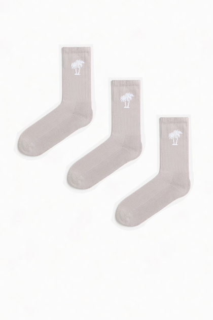 3-Piece Towel Sole (Thick Sole) Seamless Throat Rubber Knitted Knitwear Tennis Socks