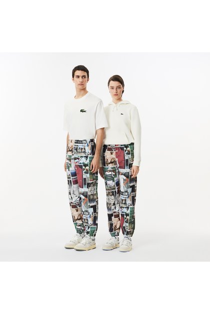 Unisex Regular Fit Baskılı Renkli Eşofman Altı