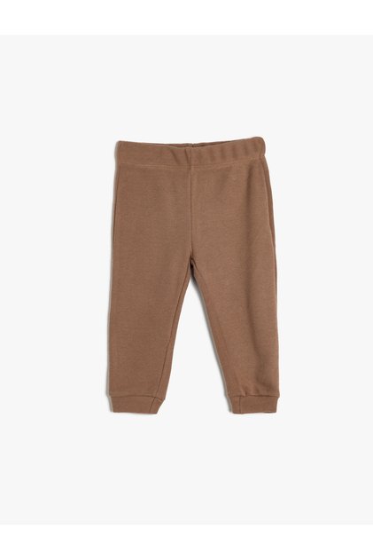 Basic Sweatpants with Elastic Waist in Cotton