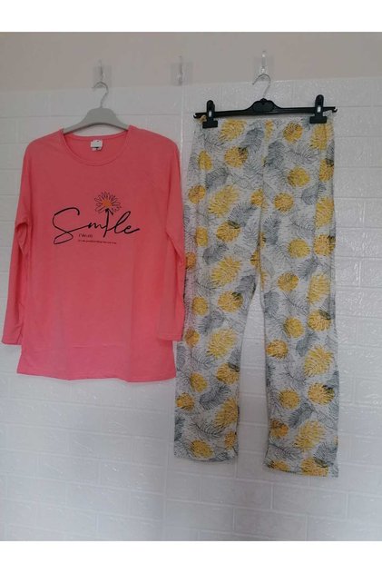Seasonal, 100% Cotton Long-Sleeved Pajama Set