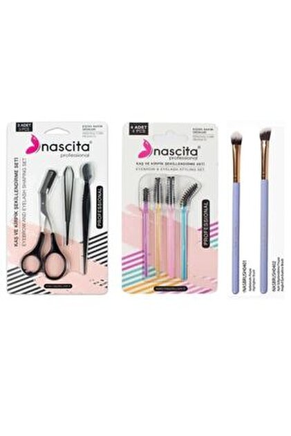 Nascita Kaş Bakım Seti Maskara Fırçası, Cımbız, Razor - 14