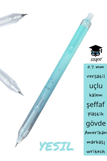 0.7 mm Versatile Tip Pen Transparent Plastic Body American Brand Writech