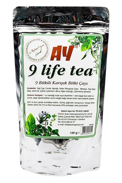 9 Life Tea 9 Bitkili Karışık Bitki Çayı 100 G
