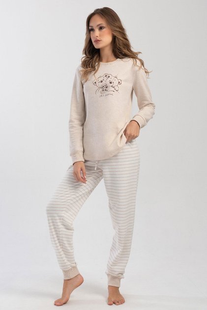 Women's Long Sleeve Pajama Set, 403014