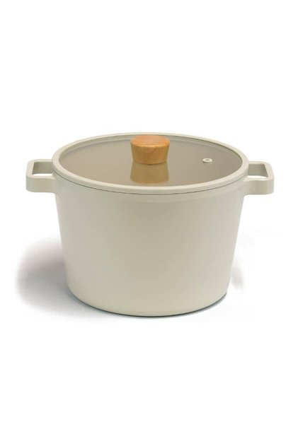 Fika Aluminum Cast 22 cm Beige Deep Pot
