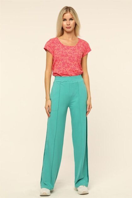 Velvet Striped Trousers