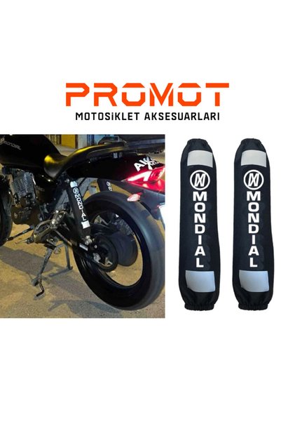 Motorsiklet MONDİAL DRİFT L BEYAZ AMORTİSÖR KILIFI REFLEKTÖRLÜ