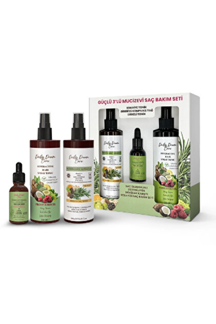 【未開封　期限近　お得】Life Essence O 300ml 3本セット True Bee Rosemary Miracle Biberiye Bakımı 3'lü Set (Tonik + Serum