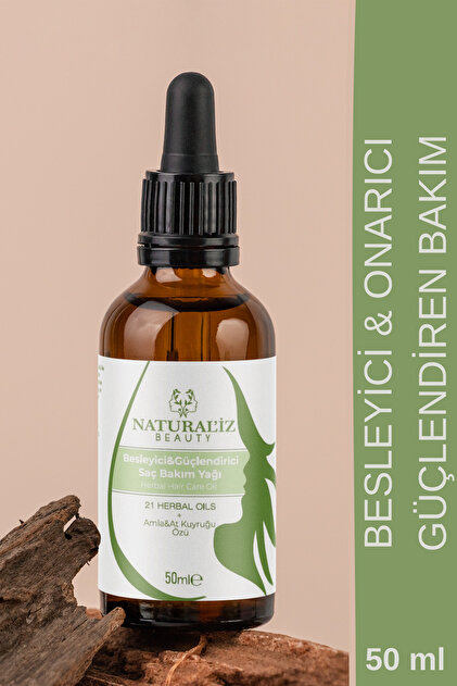 Natural'iz Beauty Besleyici&Güçlendirici Saç Bakım Yağı (Amla+At