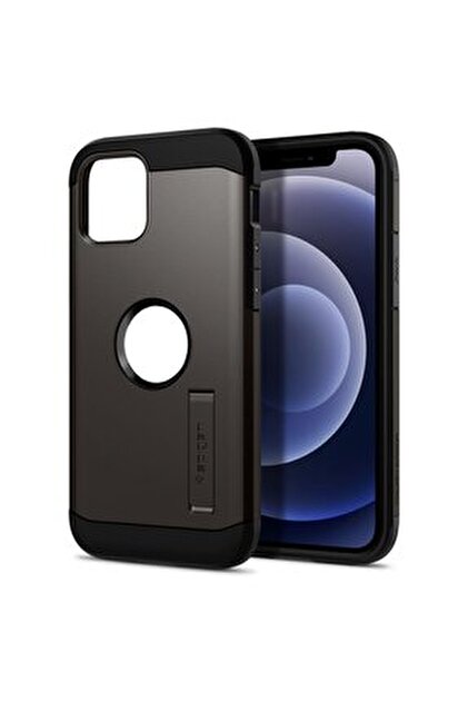 Spigen İphone 12 Mini Ile Uyumlu Kılıf Tough Armor Black - Fiyatı