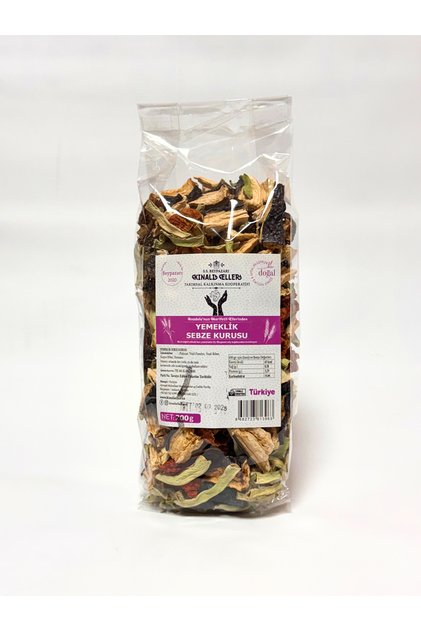 Doğal Yemeklik Sebze Kurusu Karışımı - 200 Gr.