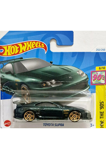 Hot Wheels Surf Shop 2024 コレクターエディション HOT WHEELS 2024 Tekli Araba Toyota Supra Yeşil Altın Renk Jant