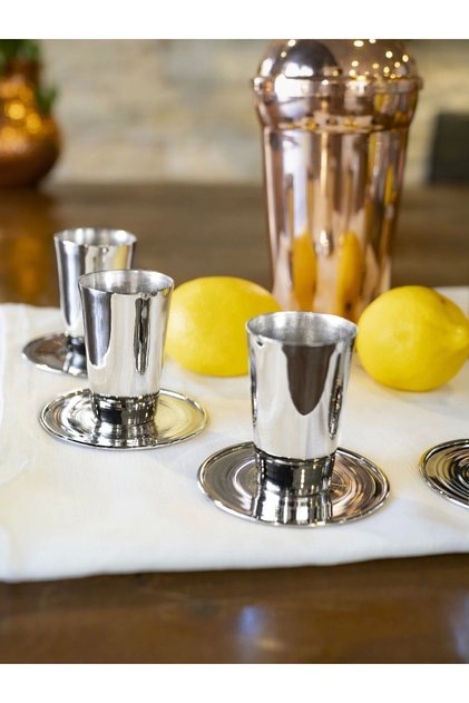 COPPER SHOT CUP MEXICO SILVER COLOR 2-PACK