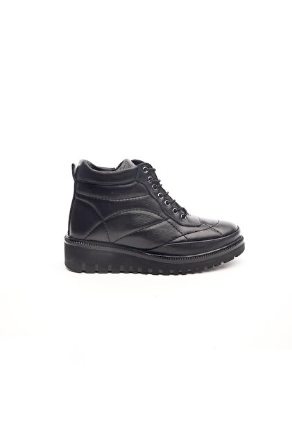 Genuine Leather Zip-Up Women's Boots