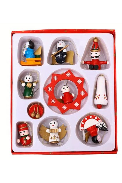 Premium Collection 12-Piece Decorative Christmas Ornament Pack