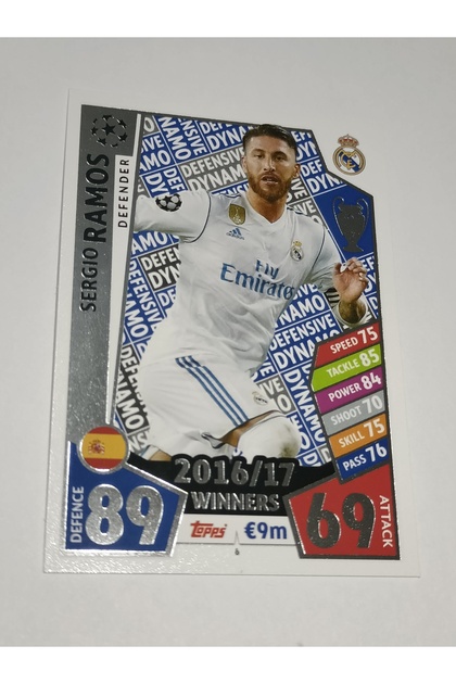 【レア】Real Madrid Sergio Ramos  Topps Sergio Ramos (Real Madrid CF) - Fiyatı, Yorumları