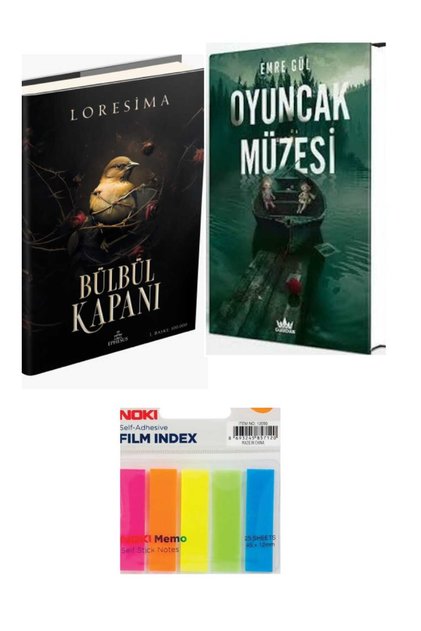 Bülbül Kapanı VE Oyuncak müzesiz emre gül Bound Volumes of 1St Books with loresima Sets of Bookmarks and Posters