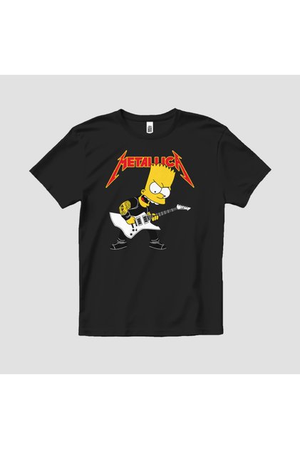 Bart Simpsons Metallica Unisex Kids T-Shirt