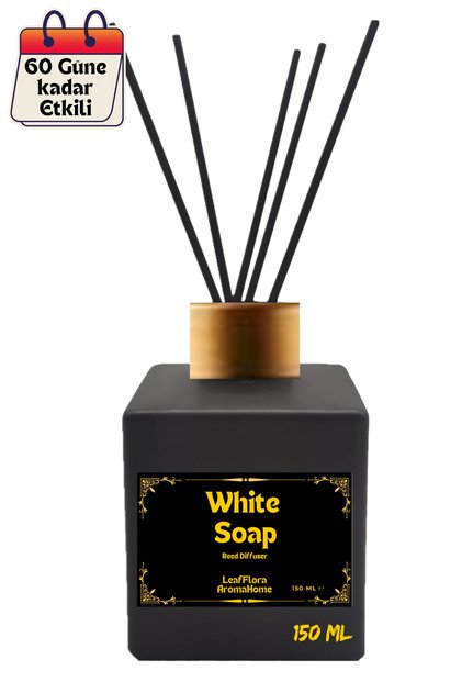 Beyaz Sabun Çubuklu Banyo Kokusu 150 ML - 60 Gün Etkili