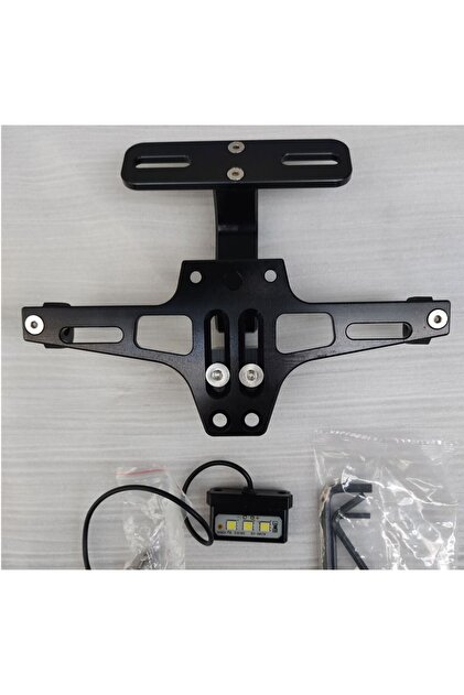 setmoto Katlanabilir Arka Plakalık - Led Işıklı - Cnc Metal