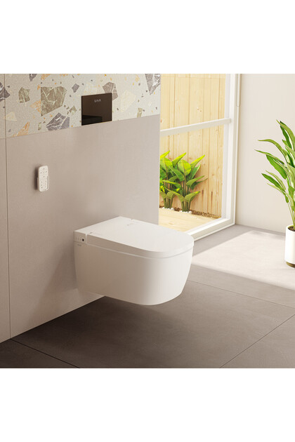 VitrA V-Care Comfort 5674B003-6194 Akıllı Klozet, 60 cm, Beyaz