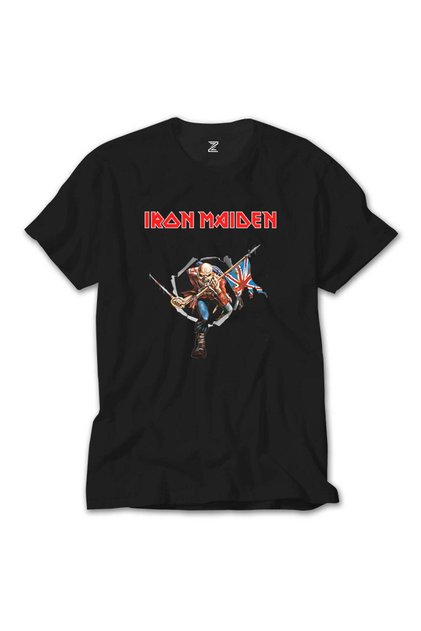 Tricou negru Iron Maiden Trooper