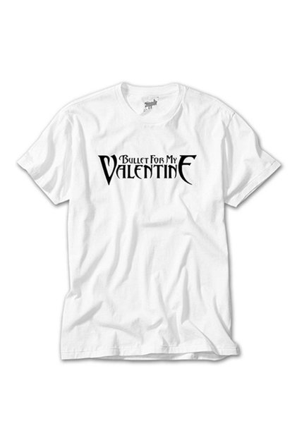 Bullet for My Valentine Logo White T-Shirt