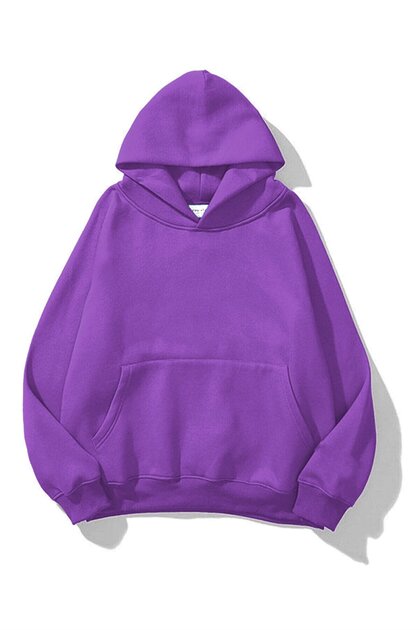 Unisex Soft Mor Basic Sweatshirt Hoodie