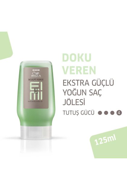 Eimi Sculpt Force Güçlü Tutuş ve UV Koruması Sağlayan Saç Şekillendirici Jel 125 ML