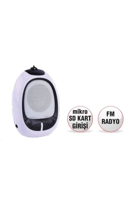 Sr-131 Sd Kart Girişli Hoparlör Radyolu Mavi-beyaz