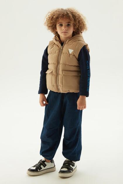 BG Store Boy Beige γιλέκο