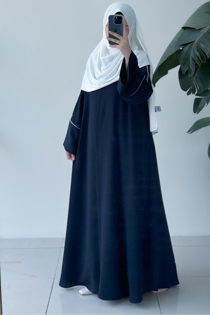Biyeli Abaya- Lacivert