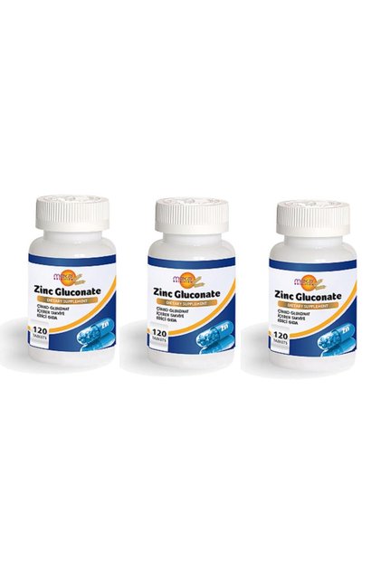 Zinc Gluconate 120 Tablet - Zinc Gluconate 3 Boxes