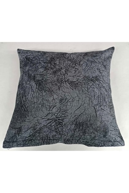 Esselife Anthracite Cushion Cover with Vein Pattern