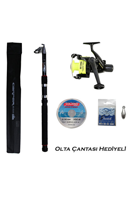 SOLANO FISHING Carper 300 Olta Kamışı Ys 5000 Olta Makinesi