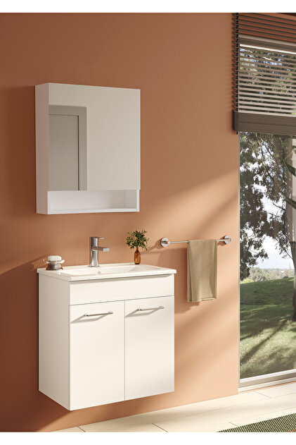 VitrA Ardea 66113 Dolaplı Ayna, 60 Cm, Parlak Beyaz, Sol - Fiyatı