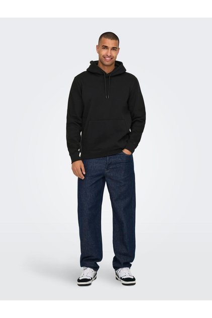 Onsconnor Reg Sweat Hoodie Noos 22029225 Black