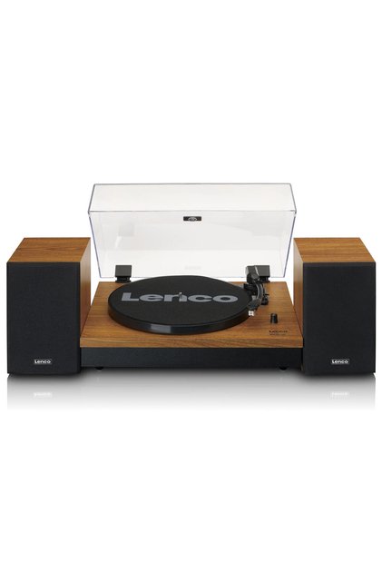 Ls-310 Ahşap Harici Hoparlörlü Bluetooth Pikap