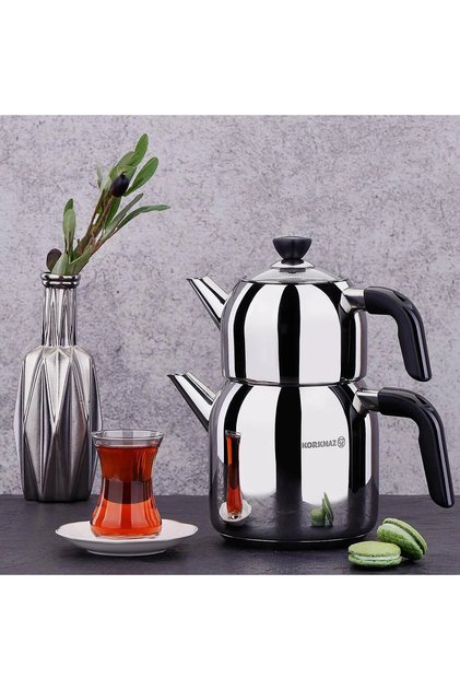 Siyah Çaydanlık Takımı 2.9 lt -İNDÜKSİYON TABANLI-