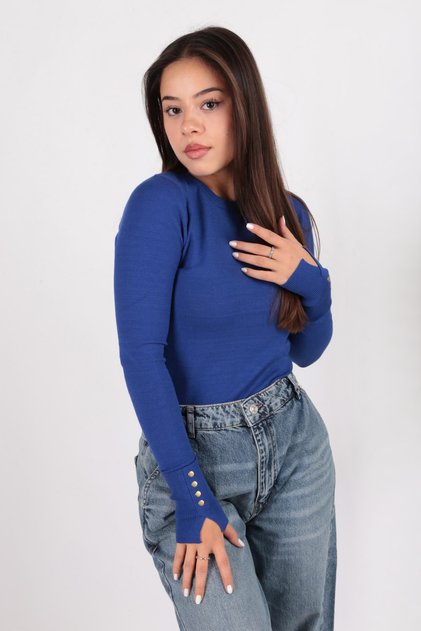 24K0023K1 Women's Crew Neck Sweater