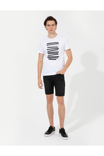 Anthracite Slim Fit Jean Shorts 50251524-Vr006
