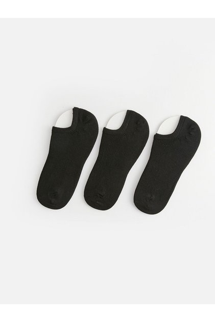 Women's Plain Booties Socks 3-Pack (W3)
