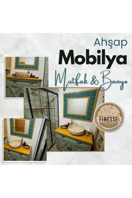 Venüs Ahşap Banyo Mobilyası