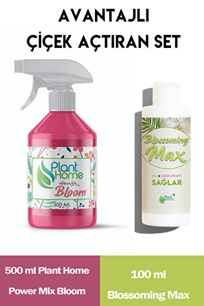 Plant Home Power Mix Orkide ve Bitki Çiçek Açtıran Bakım Seti
