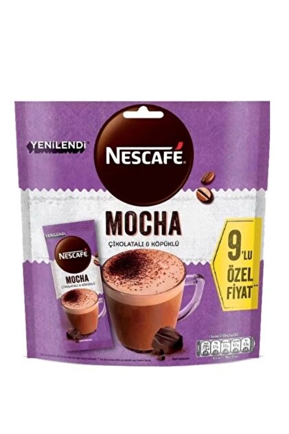 Nescafe Mocha Çikolatalı Ve Köpüklü Kahve 17g X 9 Lu - Fiyatı