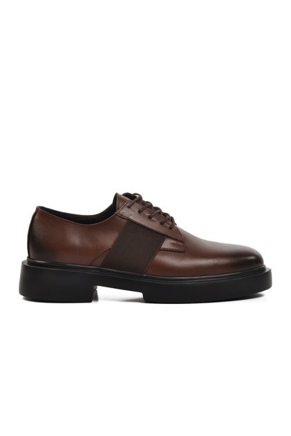 Premium 1240 Brown Genuine Leather Men's Classic Shoes