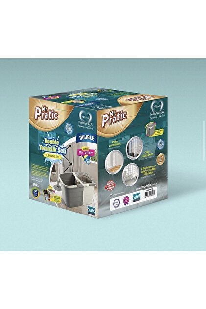 FAMİLOVE Çilek Double Temizlik Seti Ayrılabilir Çift Hazneli 360